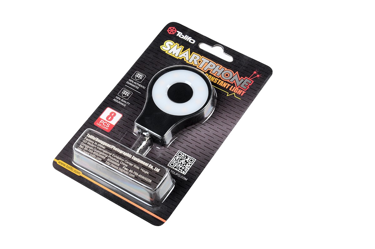 Tolifo圖立方LED手機補光燈HF-0802美顏神器