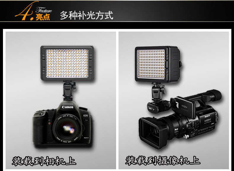 Tolifo圖立方PT-C-160S魅影LED機(jī)頂補(bǔ)光燈單調(diào)光