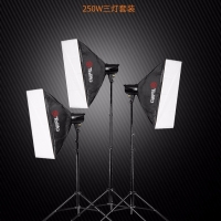 Tolifo圖立方龍卷風(fēng)T-250B數(shù)碼閃光燈三燈套裝250W