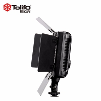 Tolifo圖立方PT-308S二代魅影LED攝像機頂補光燈單調(diào)光