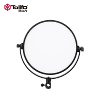 圖立方影室攝影器材外拍led補光燈 直播攝影柔光月亮圓平板影視燈R-S36B