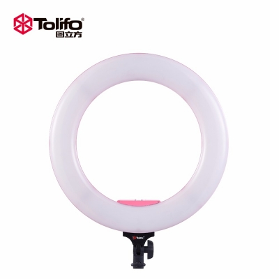 Tolifo圖立方R48BAC環(huán)形LED補(bǔ)光燈直播燈48W