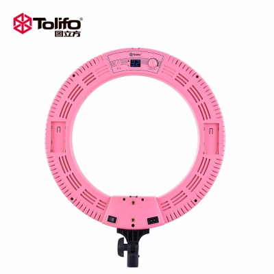 Tolifo圖立方R48BAC環(huán)形LED補(bǔ)光燈直播燈48W