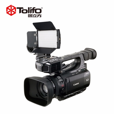 Tolifo圖立方PT-15B II雙色溫LED攝影攝像燈機頂補光燈