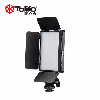 Tolifo圖立方PT-15B II雙色溫LED攝影攝像燈機頂補光燈