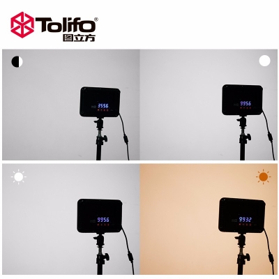 Tolifo圖立方PT-F300B雙色溫LED攝影補(bǔ)光燈30W