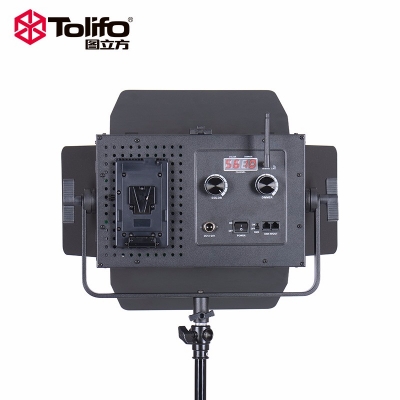 Tolifo圖立方GK-J-1040AB極光LED影視燈32W雙調(diào)光兩燈套裝