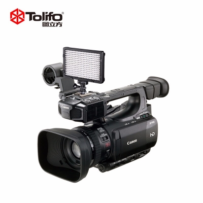 Tolifo圖立方PT-308B魅影LED攝像機頂補光燈雙調(diào)光