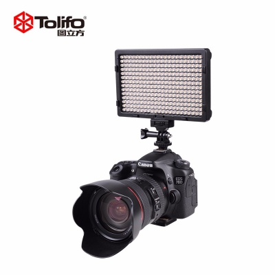 Tolifo圖立方PT-308B魅影LED攝像機頂補光燈雙調(diào)光