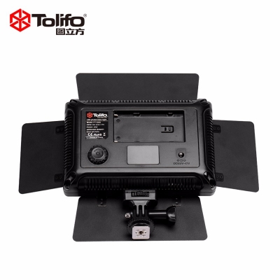 Tolifo圖立方PT-308B二代魅影LED攝像機(jī)頂補(bǔ)光燈雙調(diào)光