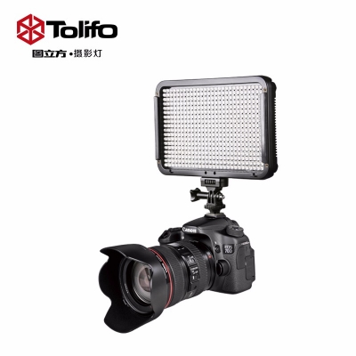 Tolifo圖立方PT-504B魅影LED攝像機(jī)頂補(bǔ)光燈雙調(diào)光