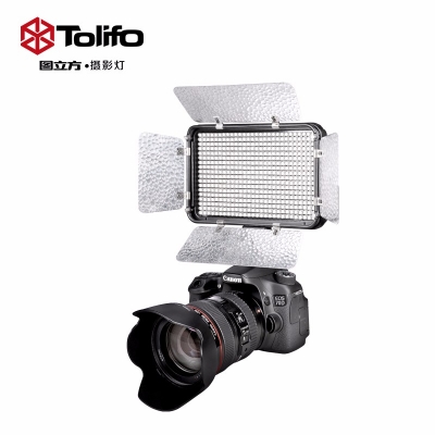 Tolifo圖立方PT-504B魅影LED攝像機(jī)頂補(bǔ)光燈雙調(diào)光