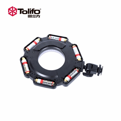 Tolifo圖立方R-160S單反相機(jī)鏡頭環(huán)形LED補(bǔ)光眼神燈