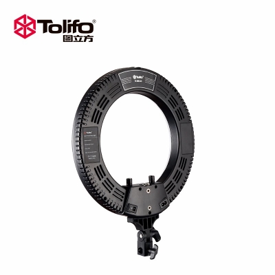 Tolifo圖立方R40B環(huán)形LED直播補光燈雙色溫40W