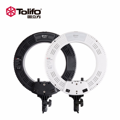 Tolifo圖立方R40B環(huán)形LED直播補光燈雙色溫40W