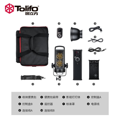 Tolifo圖立方LED攝影燈SK-D3000SL集成模組300W27000流明