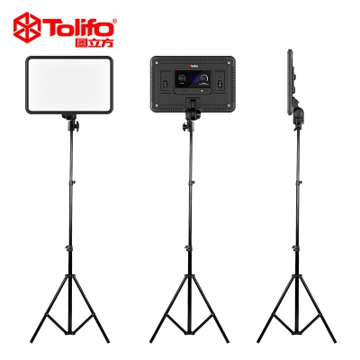 圖立方室內(nèi)攝影攝像打光拍視頻補(bǔ)光燈30W冷暖雙色溫led平板柔光燈