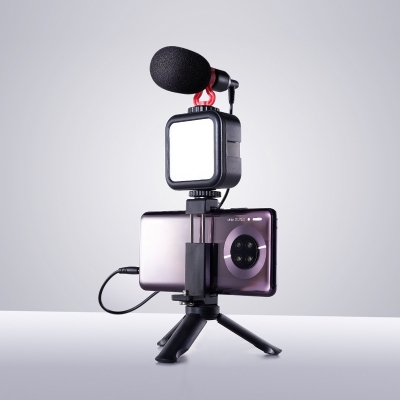 攝影攝像小方形燈拍照打光燈RGB口袋補光燈LED便攜單反相機補光燈PT-49RGB