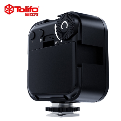 攝影攝像小方形燈拍照打光燈RGB口袋補光燈LED便攜單反相機補光燈PT-49RGB