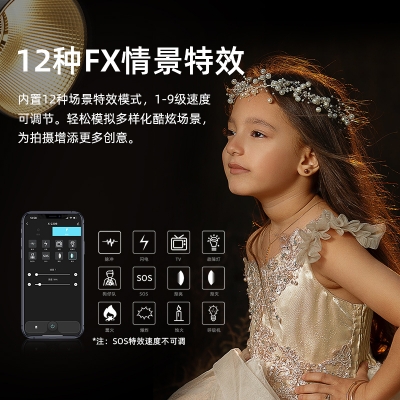 【手機(jī)APP控制】圖立方215W雙色溫專(zhuān)業(yè)攝影直播補(bǔ)光燈設(shè)備拍照直播間柔光燈攝影棚球形常亮短視頻拍攝打光燈X-200B-LITE