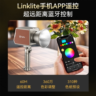 圖立方100W雙色溫RGB攝影補(bǔ)光燈戶外便攜外拍燈婚禮跟拍常亮燈全彩打光燈主播專用人像COB專業(yè)影視燈內(nèi)置電池